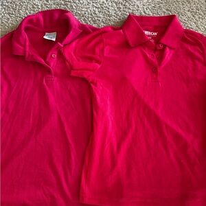 ⭐️ BUNDLE OF TWO | Girls Red Polo | Size: 7/8 ⭐️